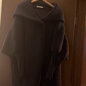 Z Avenue 1XL gray hooded fleece jacket